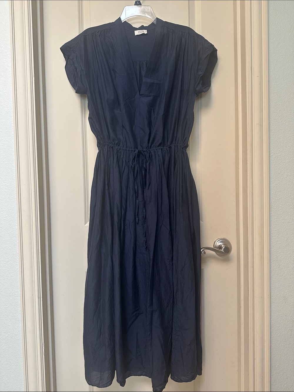 AYR Women’s Navy Drawstring Waist Dress - SIze M
